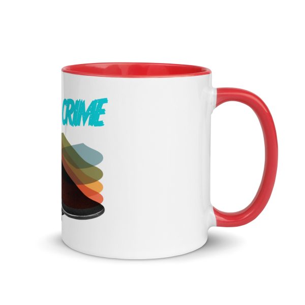 is not a crime Tasse mit farbiger Innenseite