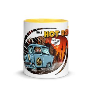 Berlin HOT ROD Comic Tasse mit farbiger Innenseite