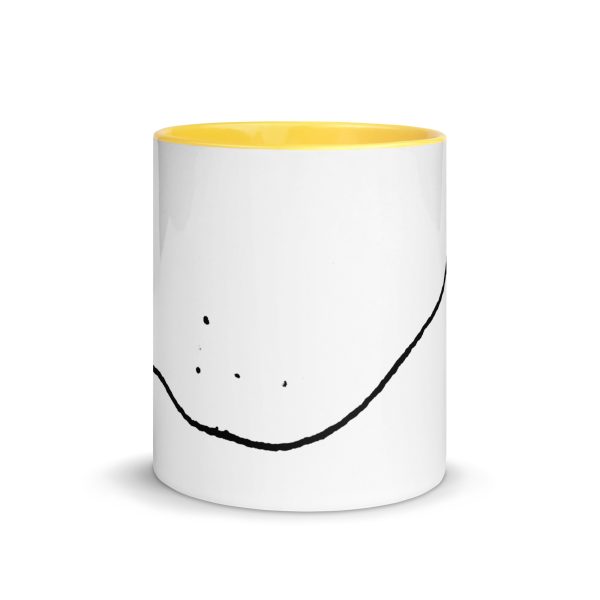 Durchziehender Faden - Eine Tasse mit farbiger Innenseite