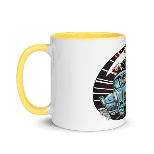 Berlin HOT ROD Comic Tasse mit farbiger Innenseite