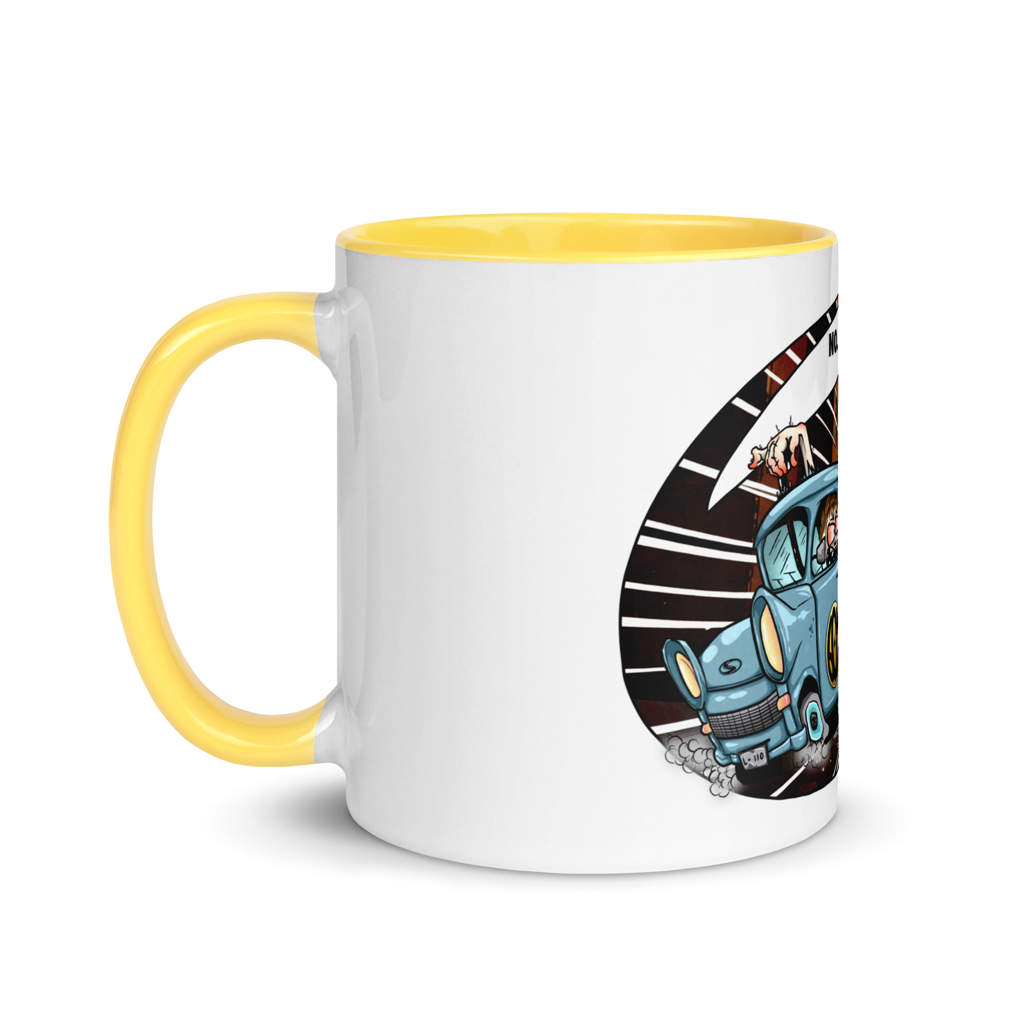 Trabant HOT ROD Comic Tasse mit farbiger Innenseite – Bild 18