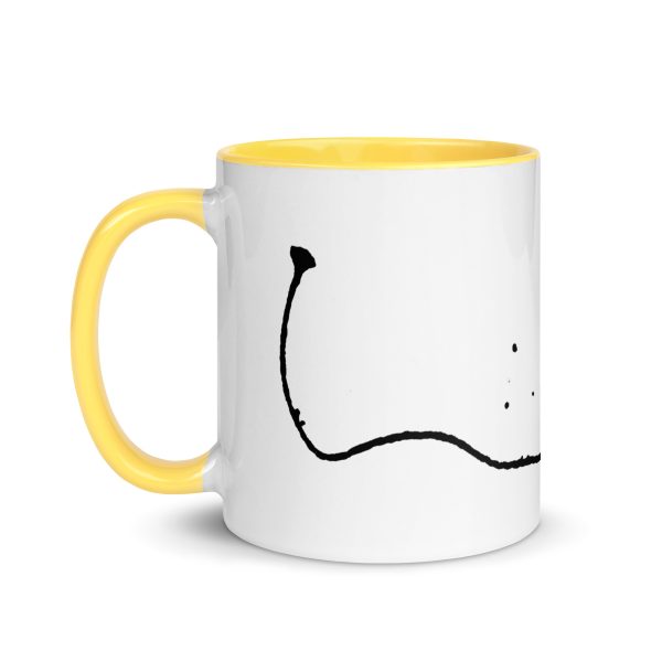 Durchziehender Faden - Eine Tasse mit farbiger Innenseite