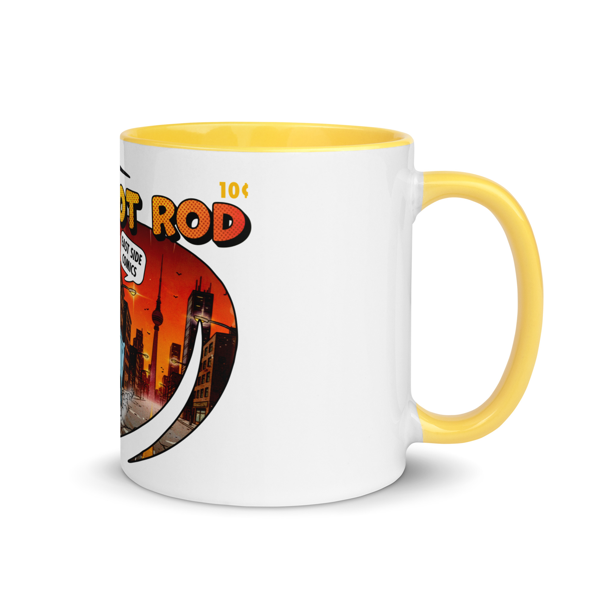 Trabant HOT ROD Comic Tasse mit farbiger Innenseite – Bild 17