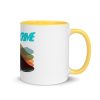 is not a crime Tasse mit farbiger Innenseite