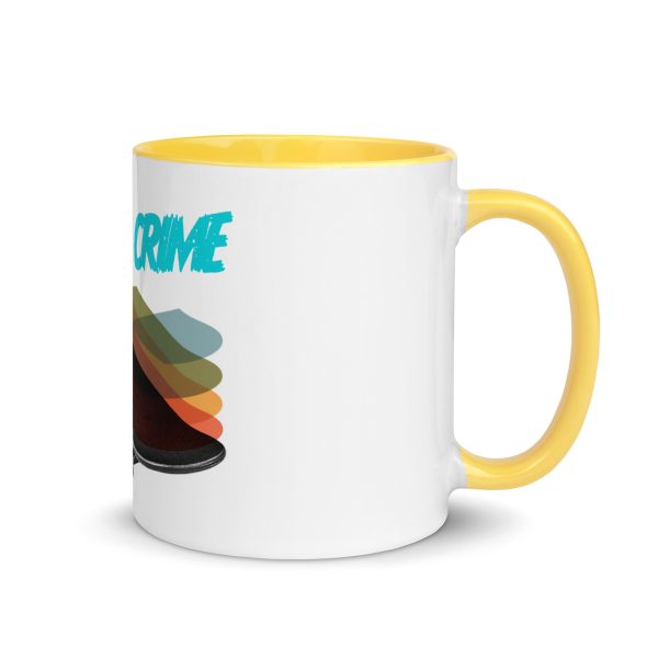is not a crime Tasse mit farbiger Innenseite