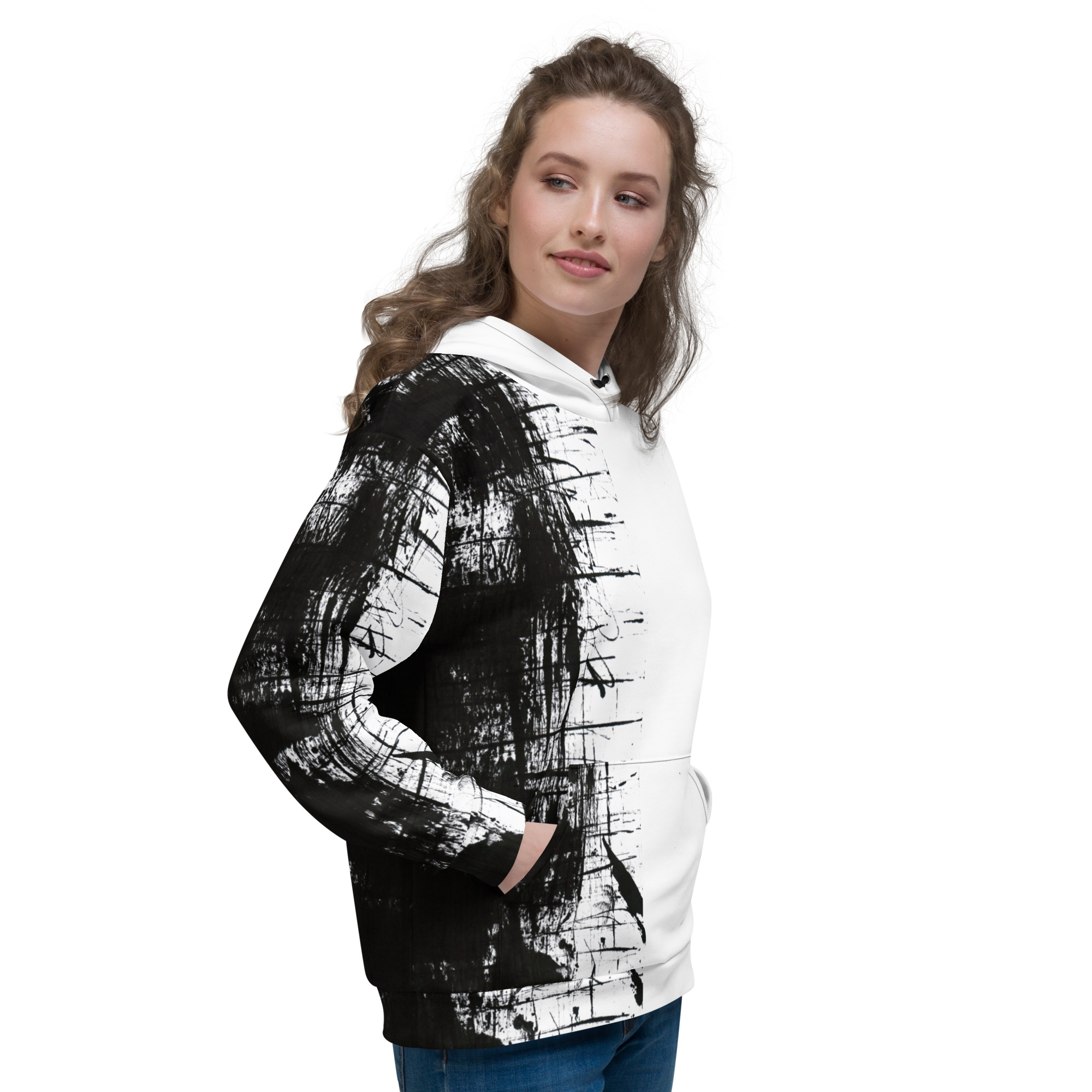 All over print recycled unisex hoodie white right 692b379d4f373.jpg