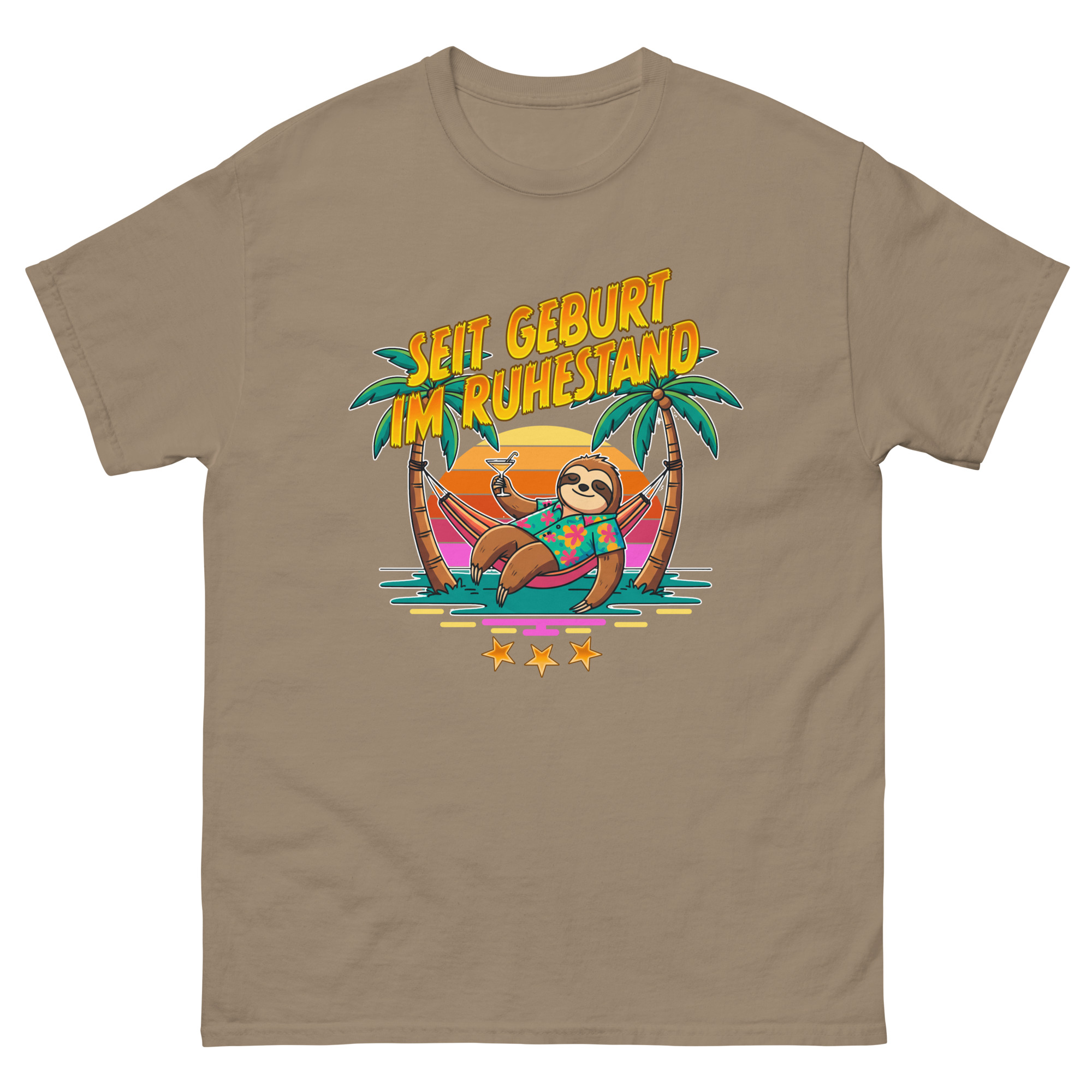 Unisex classic tee brown savana front 6919abaad65e7.jpg