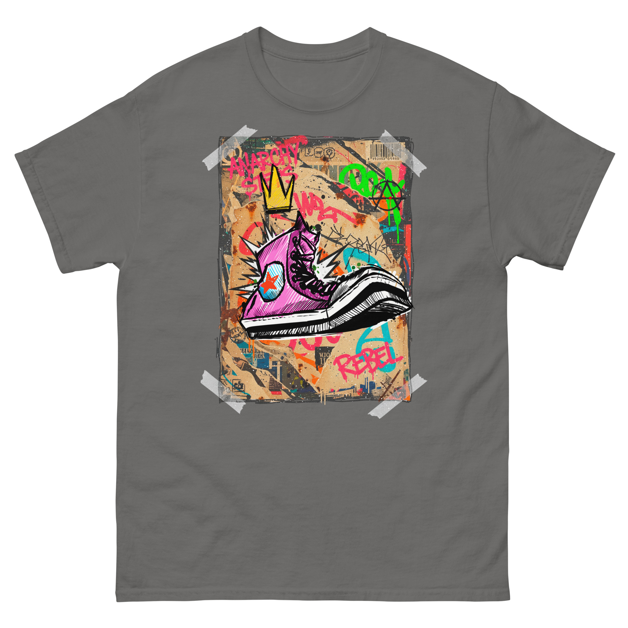 Unisex classic tee charcoal front 691b26a9e9637.jpg