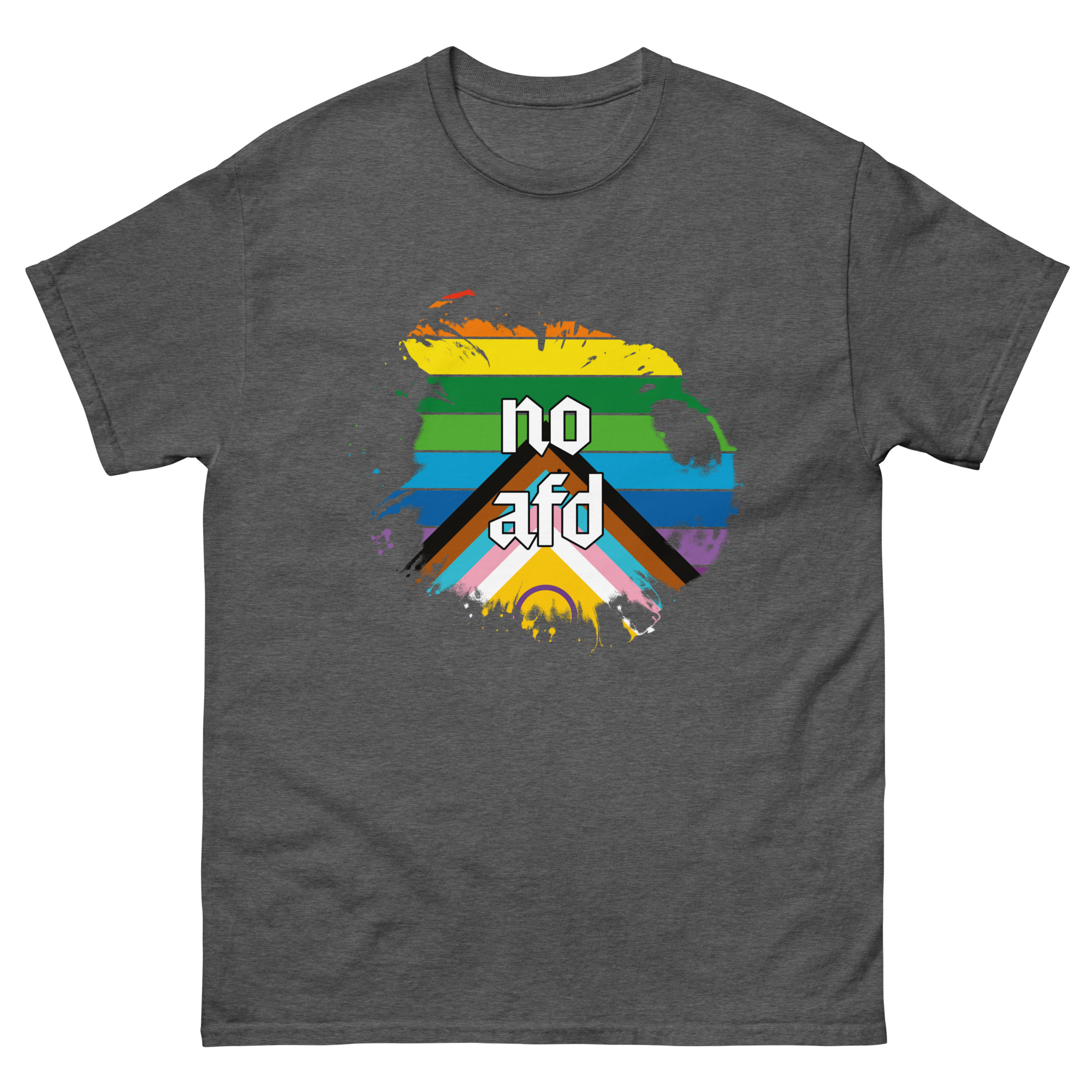 Unisex classic tee dark heather front 69199a24d5f89.jpg