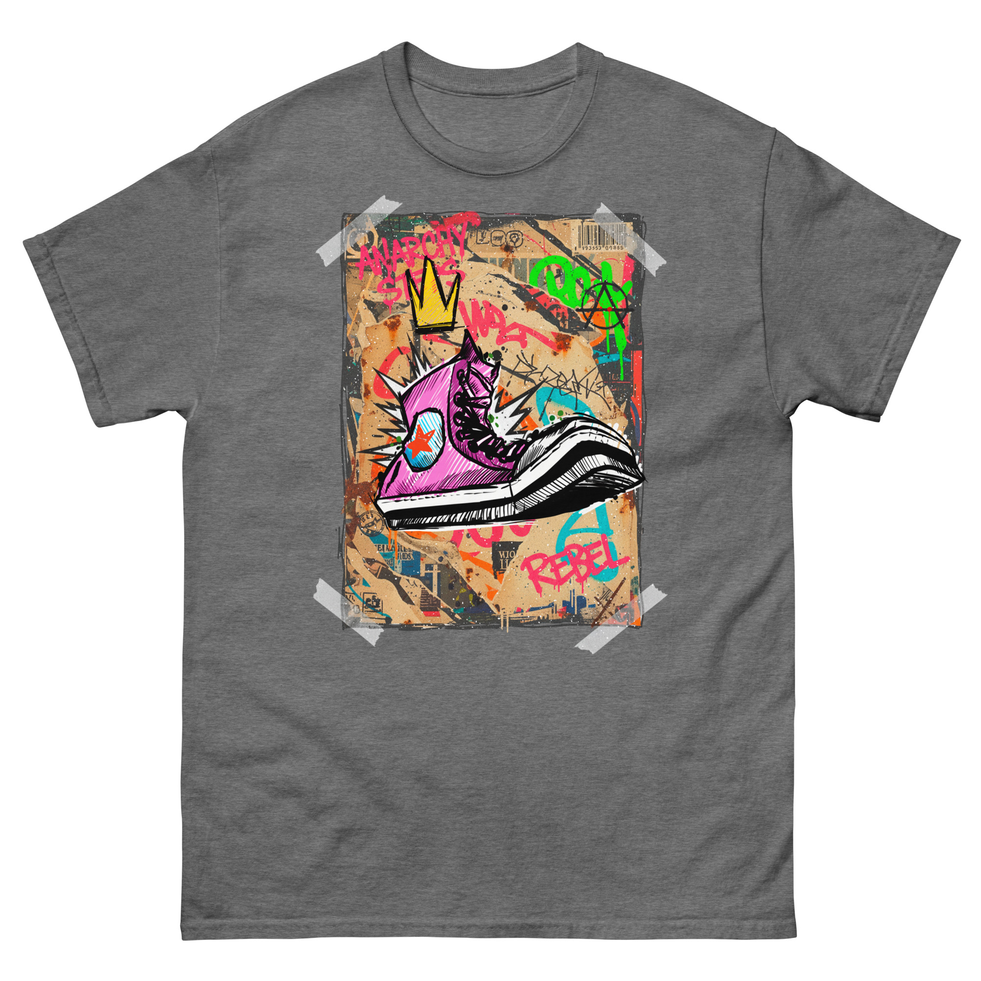 Unisex classic tee graphite heather front 691b26a9f0669.jpg