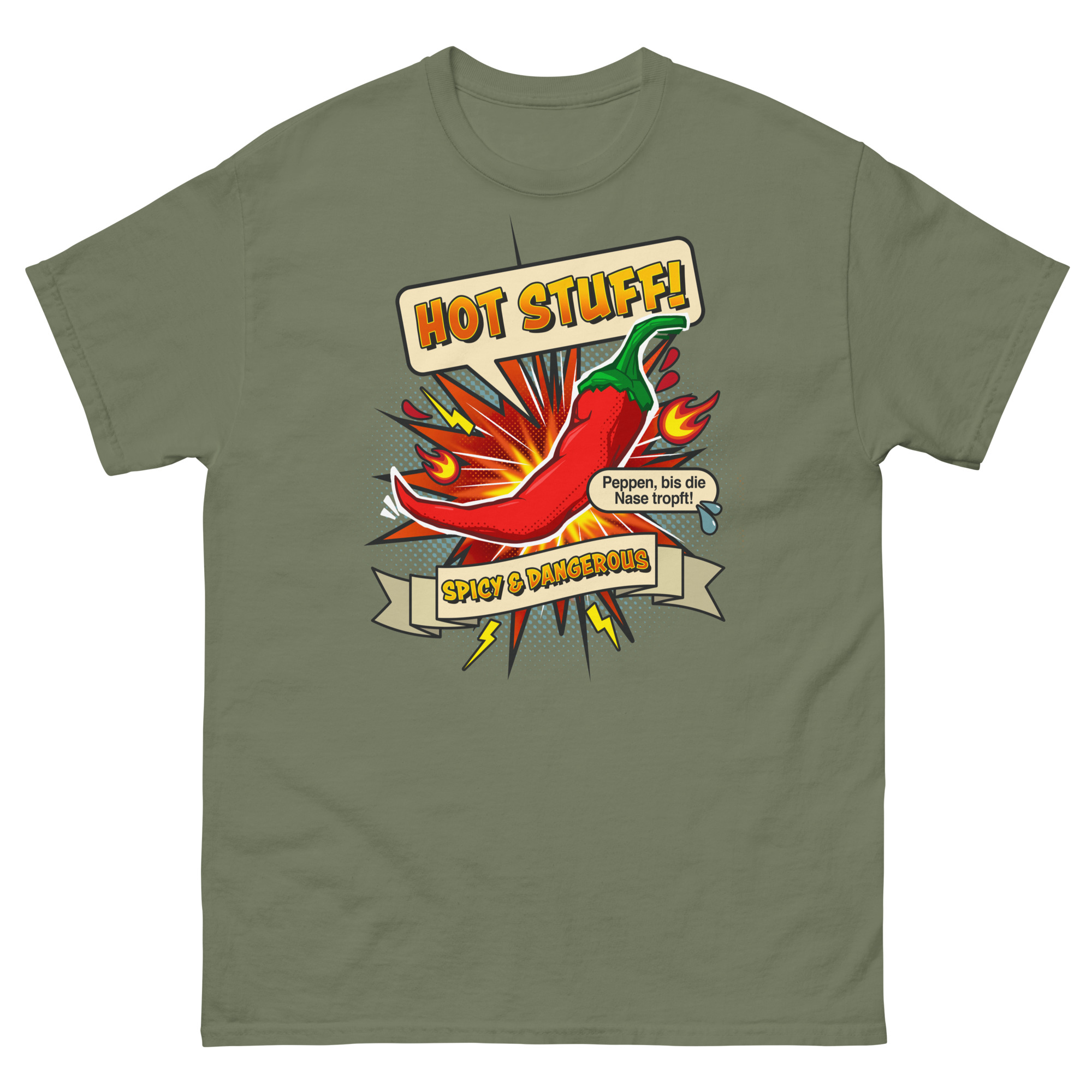 Unisex classic tee military green front 6910937090c45.jpg