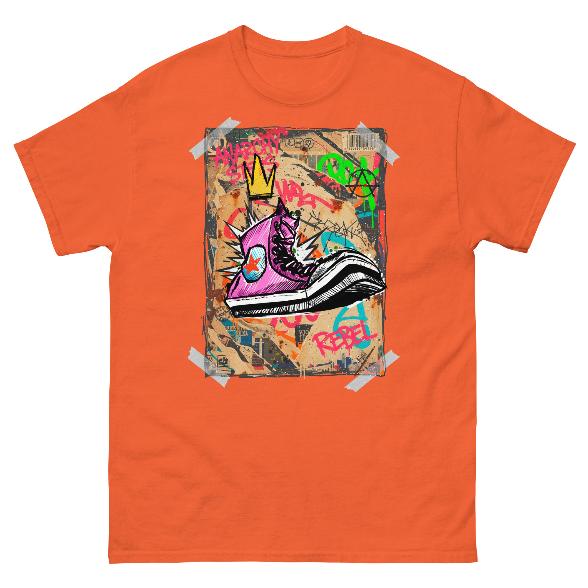 Unisex classic tee orange front 691b26a9eca66.jpg