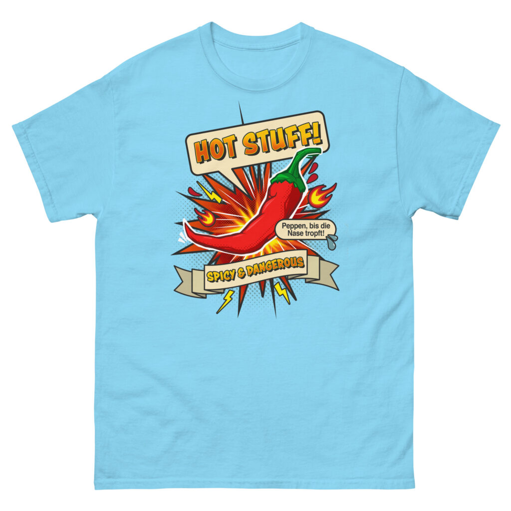 Unisex classic tee sky front 691093708ca06