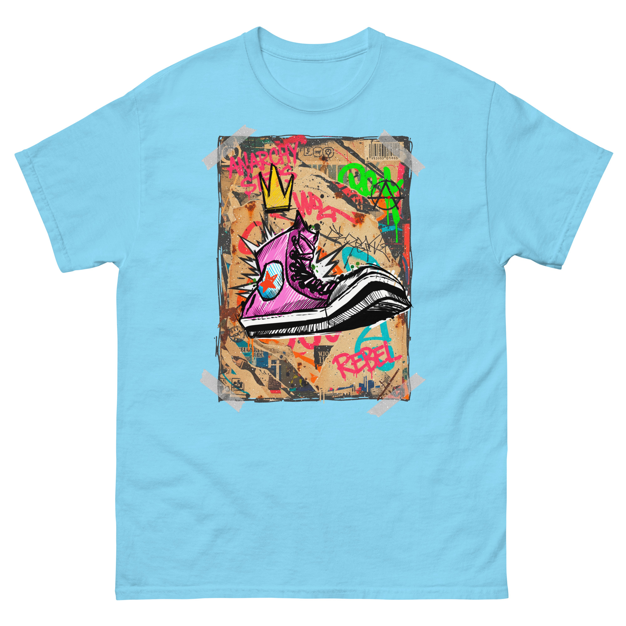 Unisex classic tee sky front 691b26aa33843.jpg