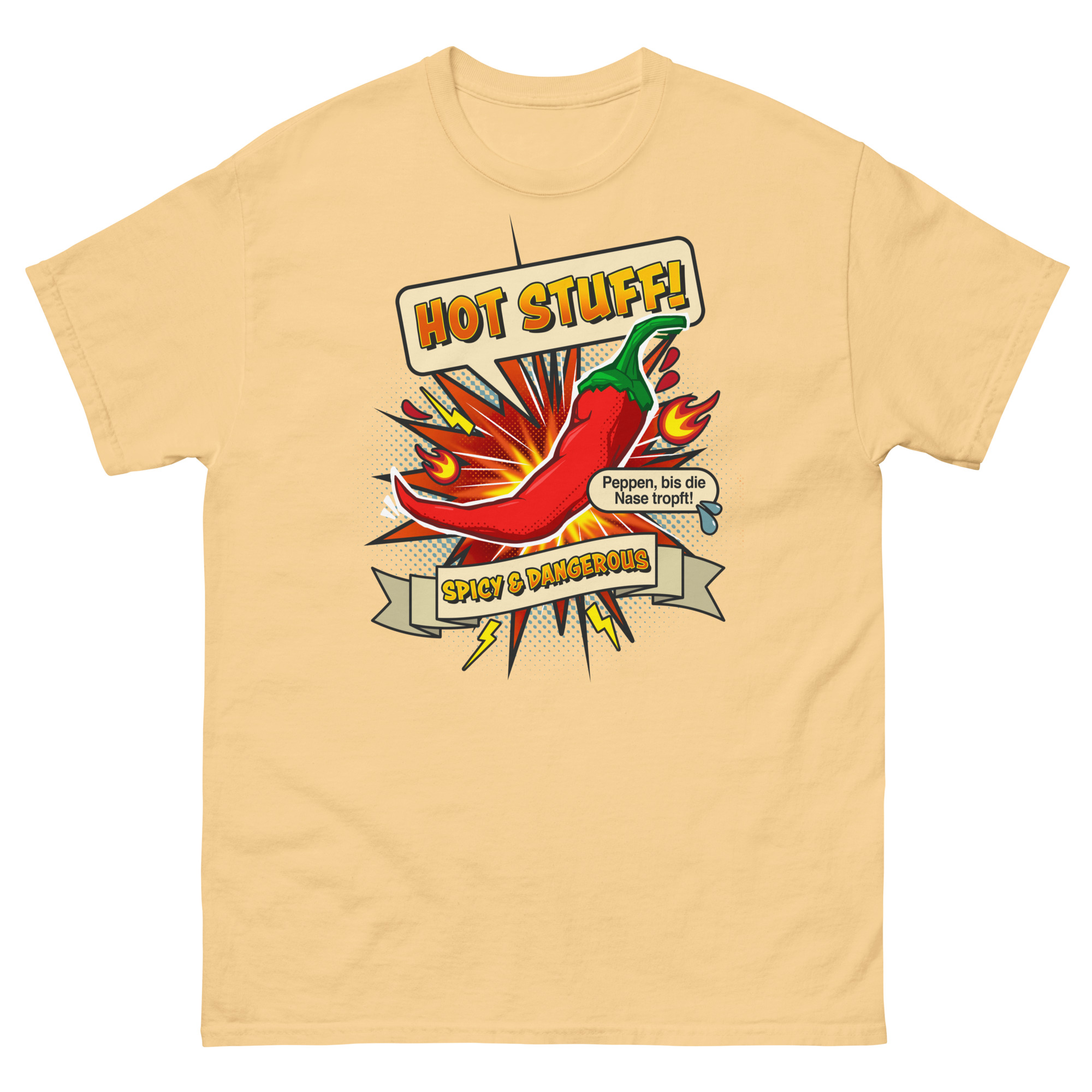 Unisex classic tee yellow haze front 691093709bbb5.jpg