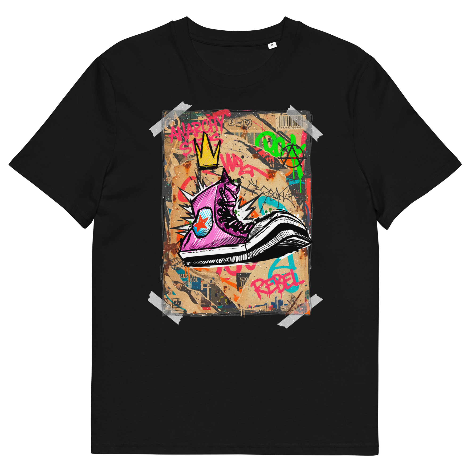 Unisex organic cotton t shirt black front 691b2584e5242.jpg