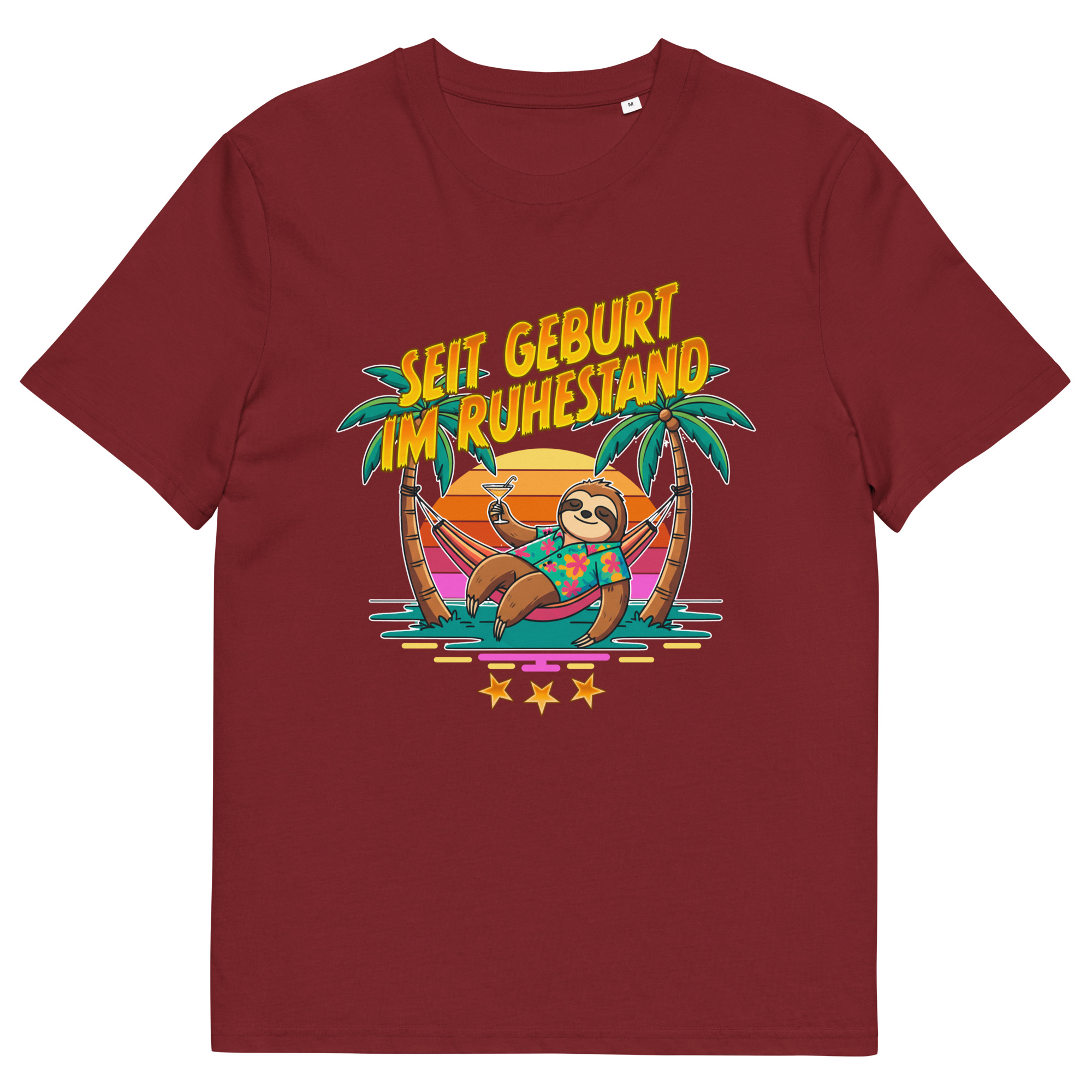 Unisex organic cotton t shirt burgundy front 6919ad2d151be.jpg