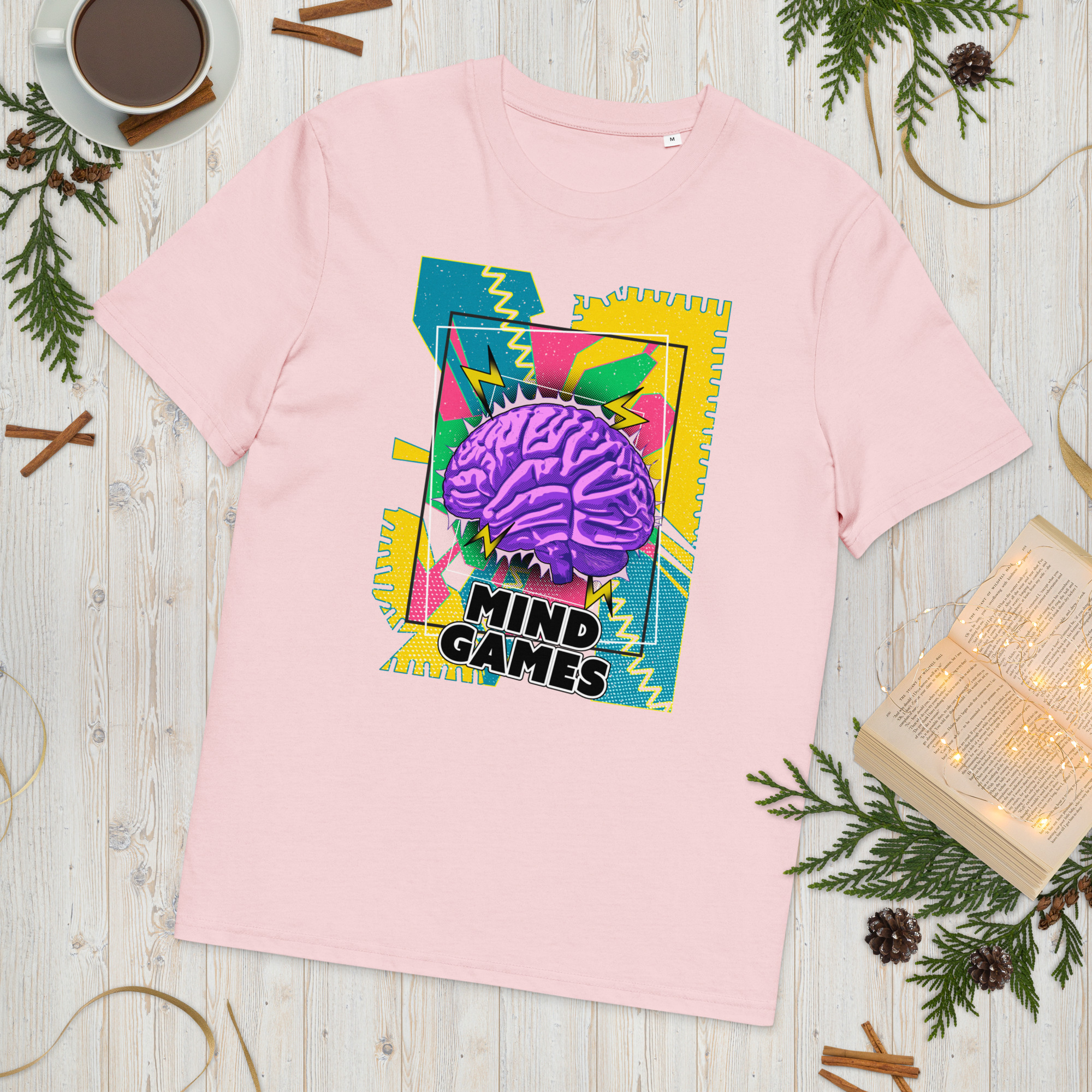 Unisex organic cotton t shirt cotton pink front 2 6909029cb2799.jpg