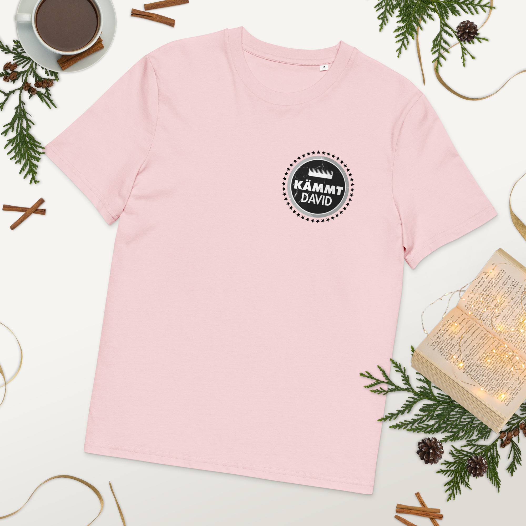 Unisex organic cotton t shirt cotton pink front 69062b120c05c.jpg