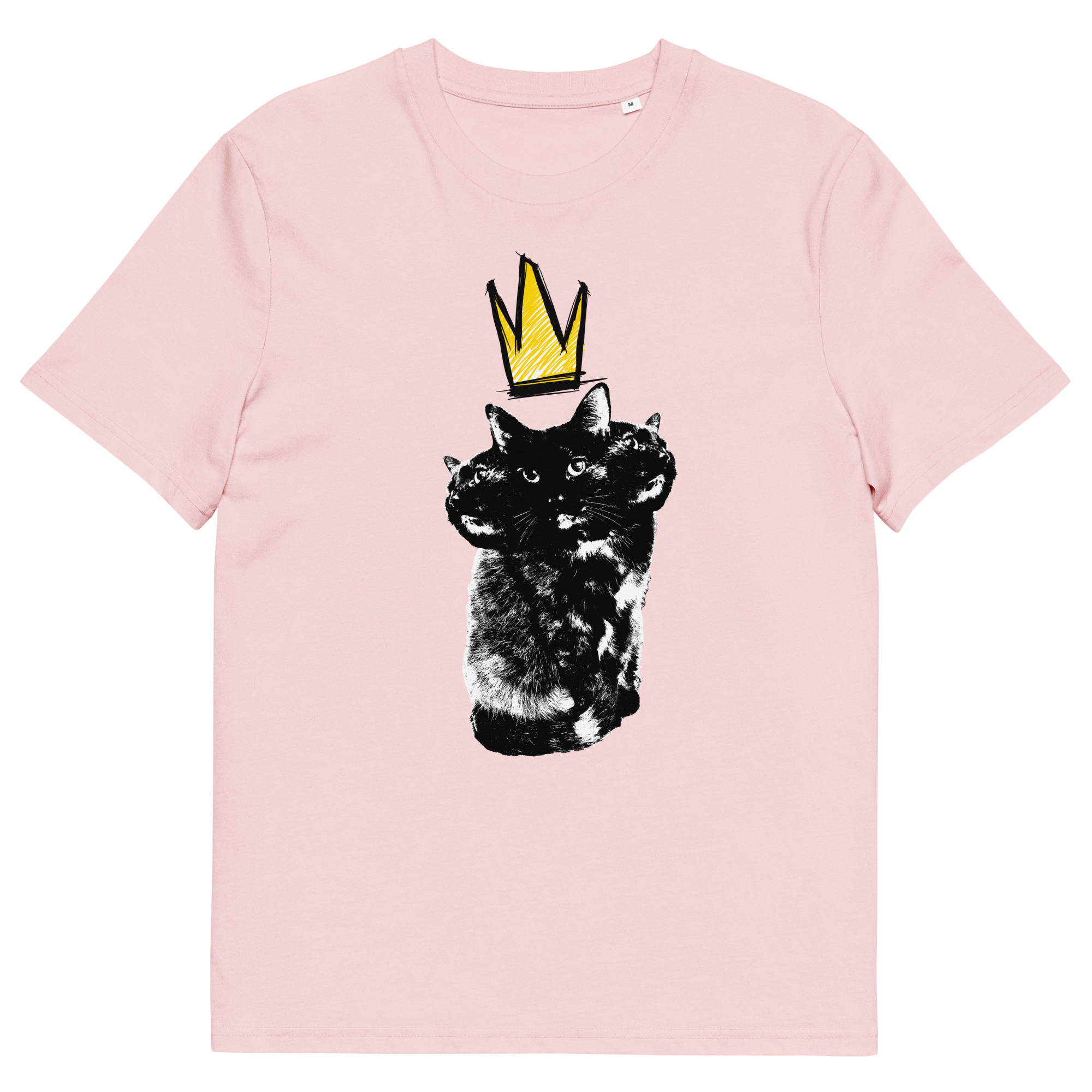 Unisex organic cotton t shirt cotton pink front 6920d52393d1a.jpg