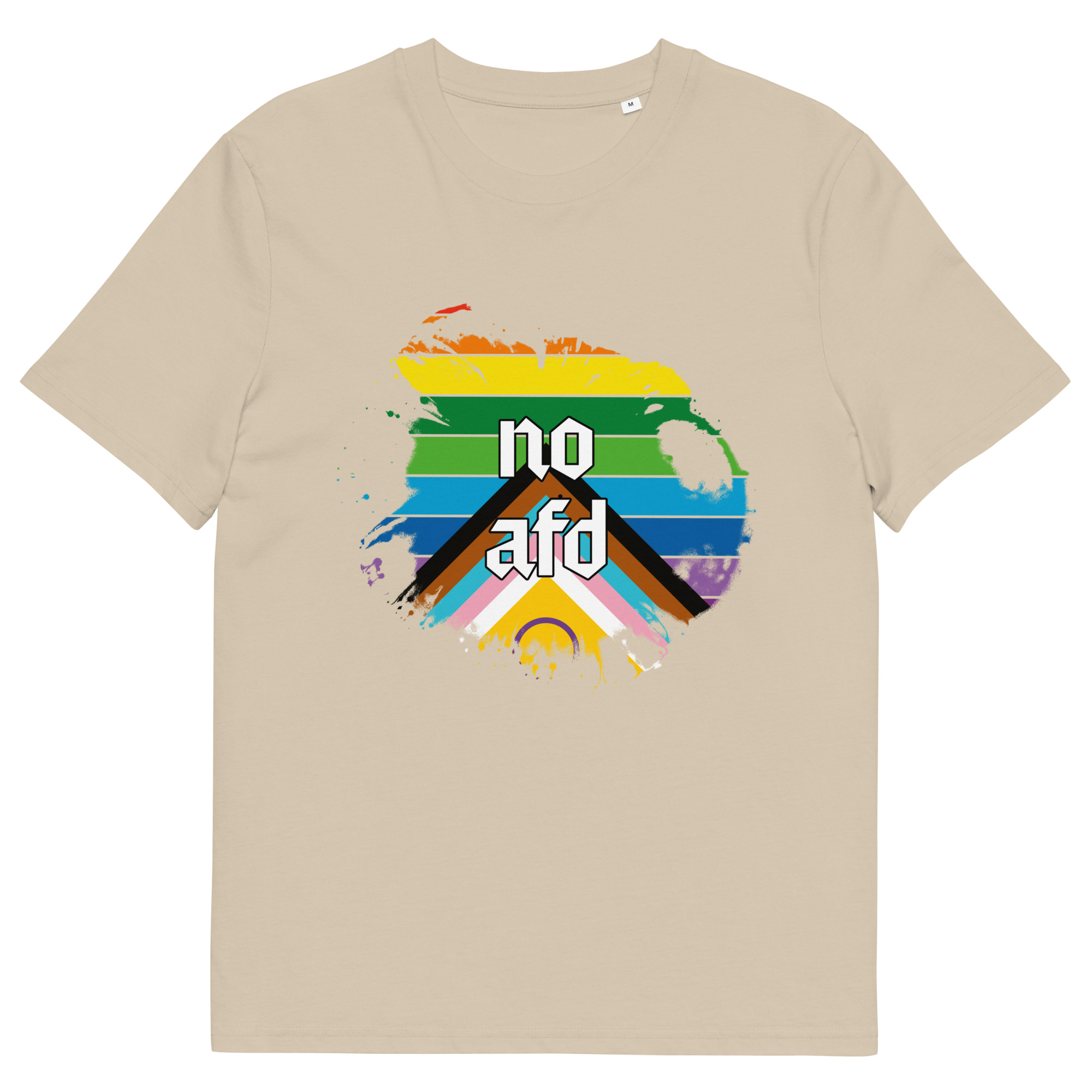 Unisex organic cotton t shirt desert dust front 69199aa776a4b.jpg