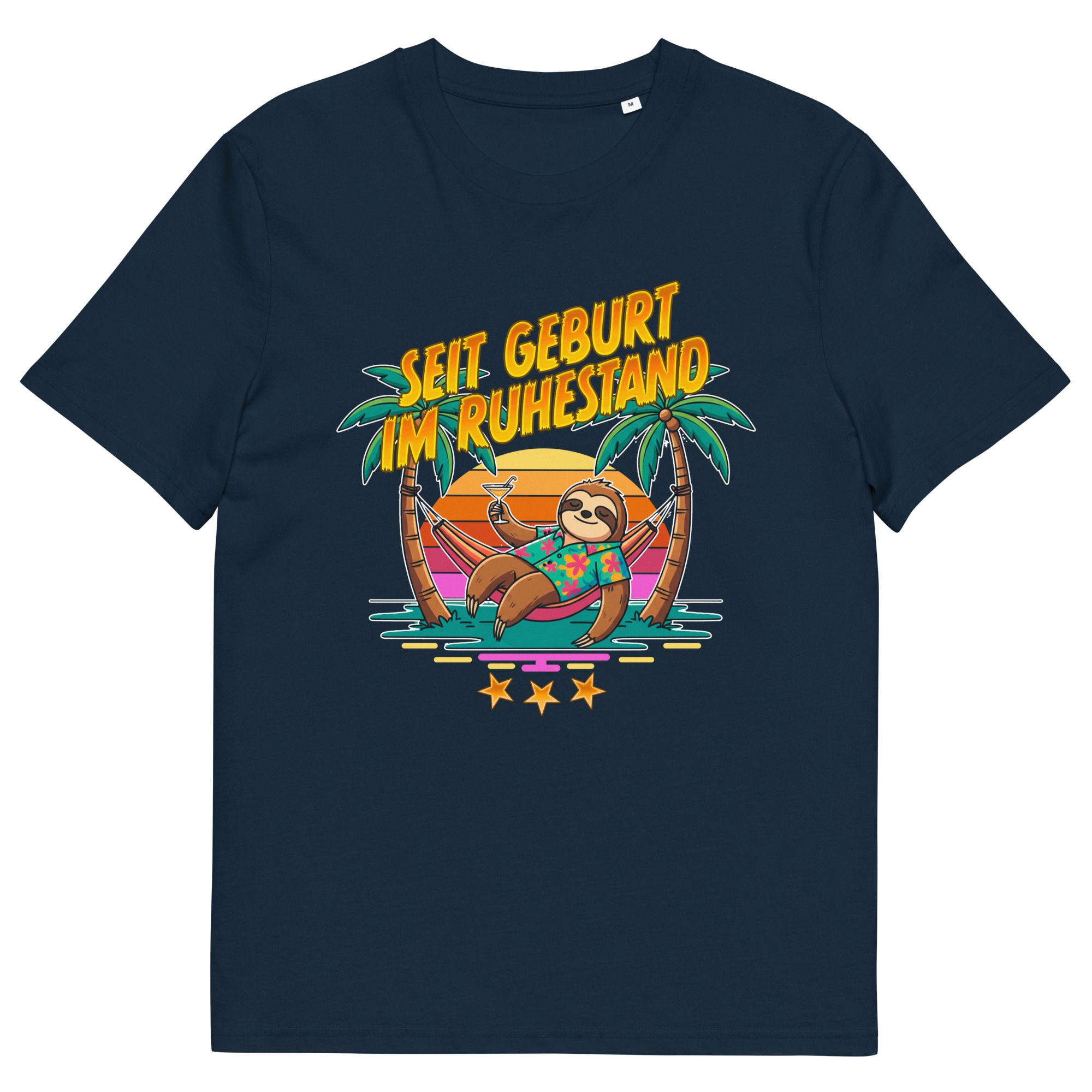 Unisex organic cotton t shirt french navy front 6919ad2d123c1.jpg