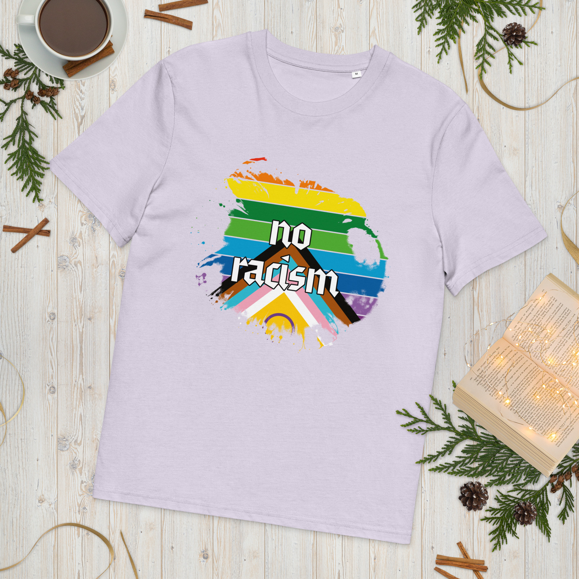 Unisex organic cotton t shirt lavender front 2 69199f730804a.jpg