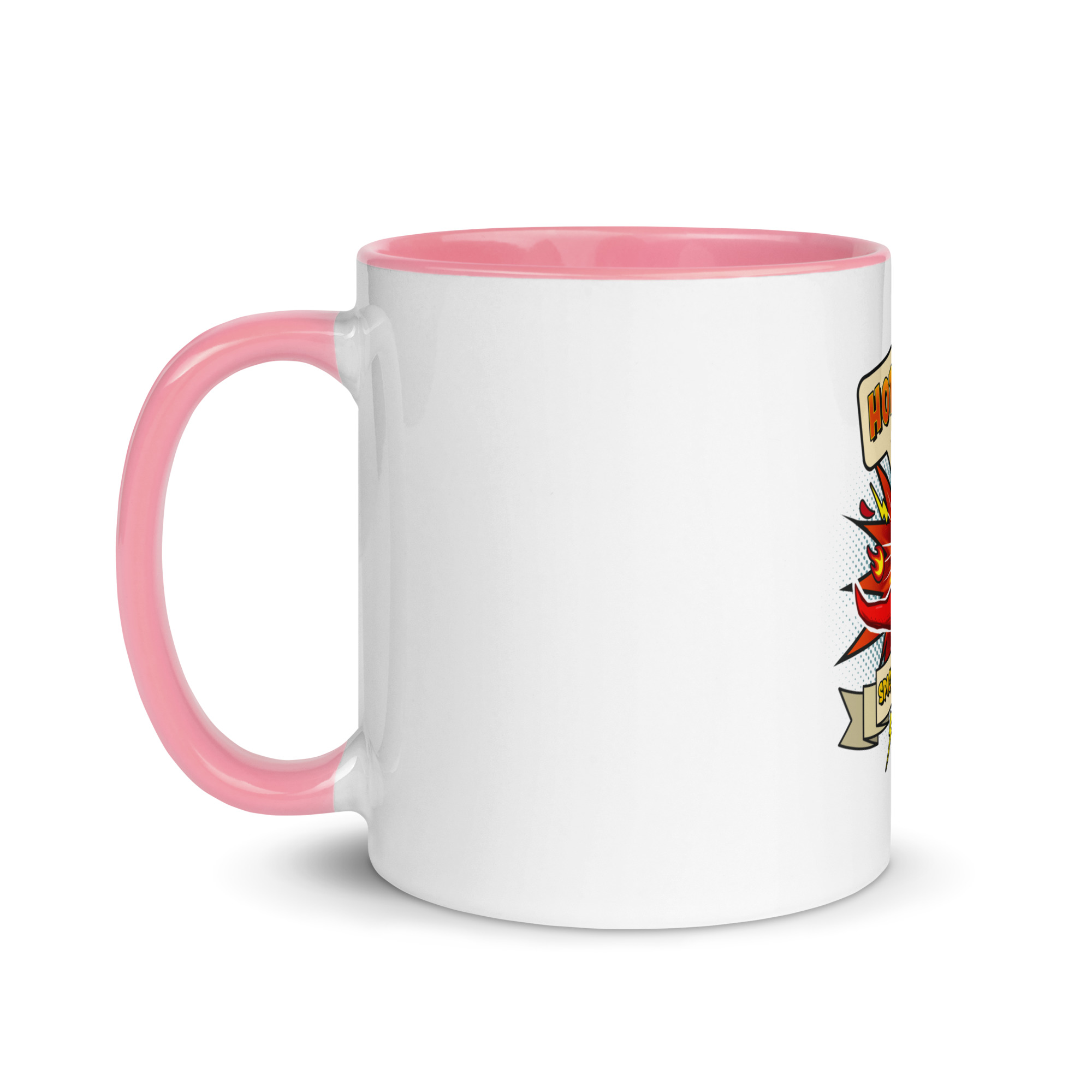 White ceramic mug with color inside pink 11 oz left 6910940b97bce.jpg